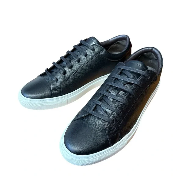 NEW To Boot New York Men's Nero Leather Sierra Sneakers size 10.5 $375.00